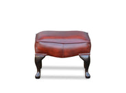 Square Queen Anne Footstool