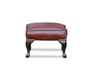 Square Queen Anne Footstool