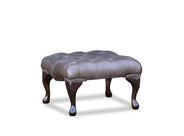 Square Queen Anne Footstool