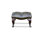 Square Queen Anne Footstool