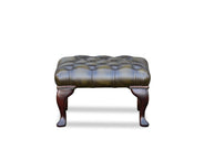 Square Queen Anne Footstool