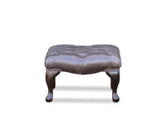 Square Queen Anne Footstool