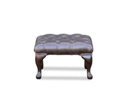 Square Queen Anne Footstool