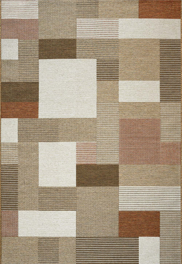 Brighton Beige Mosaic Rug