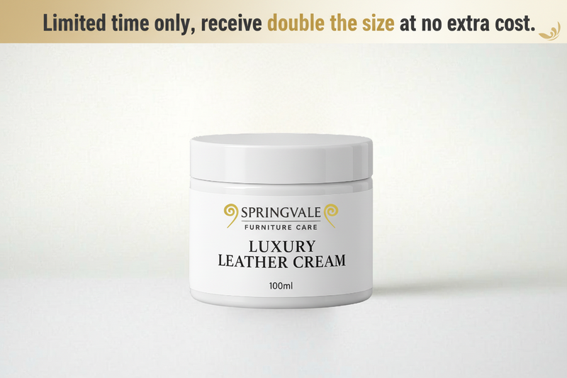 TRG Leather Polish Cream - Reviver & Cleaner For Furniture, Sofas, Couches, Shoes