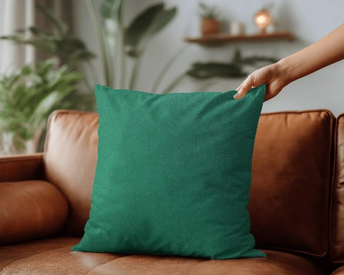 Aquavelvet Emerald Scatter Cushion