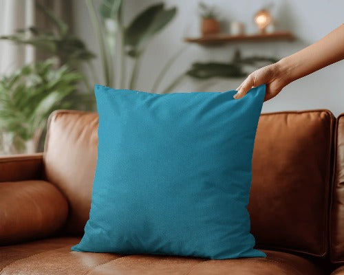 Aquavelvet Azure Scatter Cushion