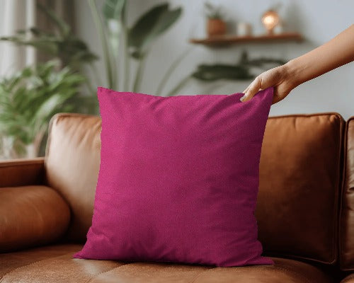 Aquavelvet Fuschia Scatter Cushion