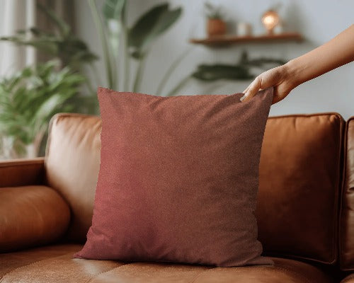 Aquavelvet Henna Scatter Cushion