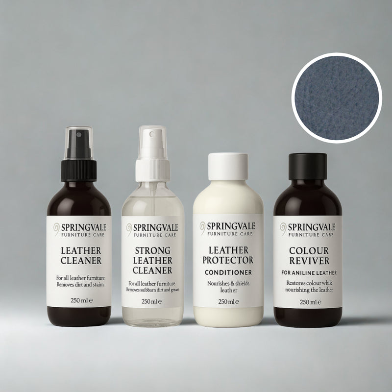 Luxury Leather Cleaning Products Bundle for Aniline Leathers