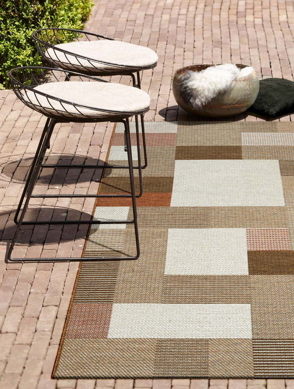 Brighton Beige Mosaic Rug