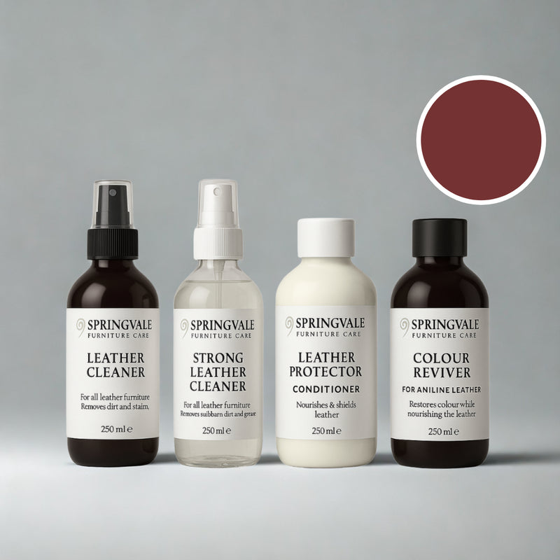 Luxury Leather Cleaning Products Bundle for Aniline Leathers
