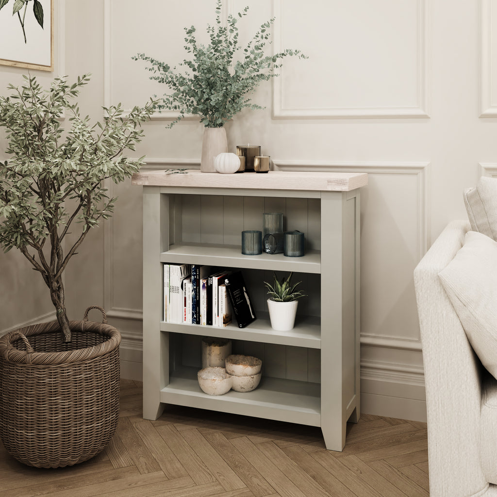 SVL Misty Low Bookcase Springvale Leather