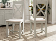 SVL Misty Dining Chair With Fabric Seat