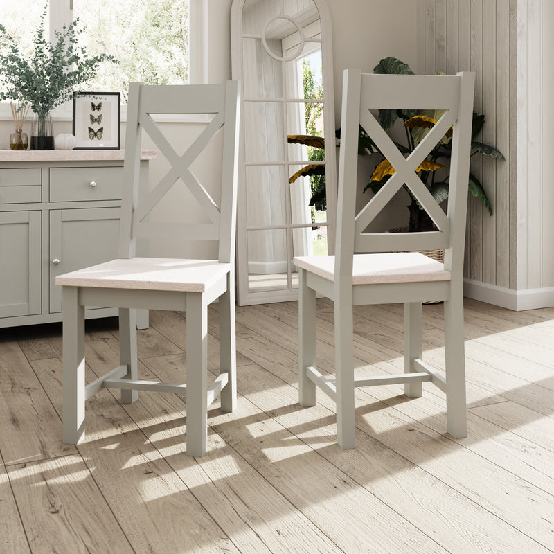 SVL Misty Dining Chair With Cross Back