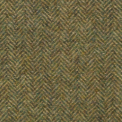 Fabric, Herringbone wool fabric, Moss