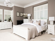 SVL White King Size Bed