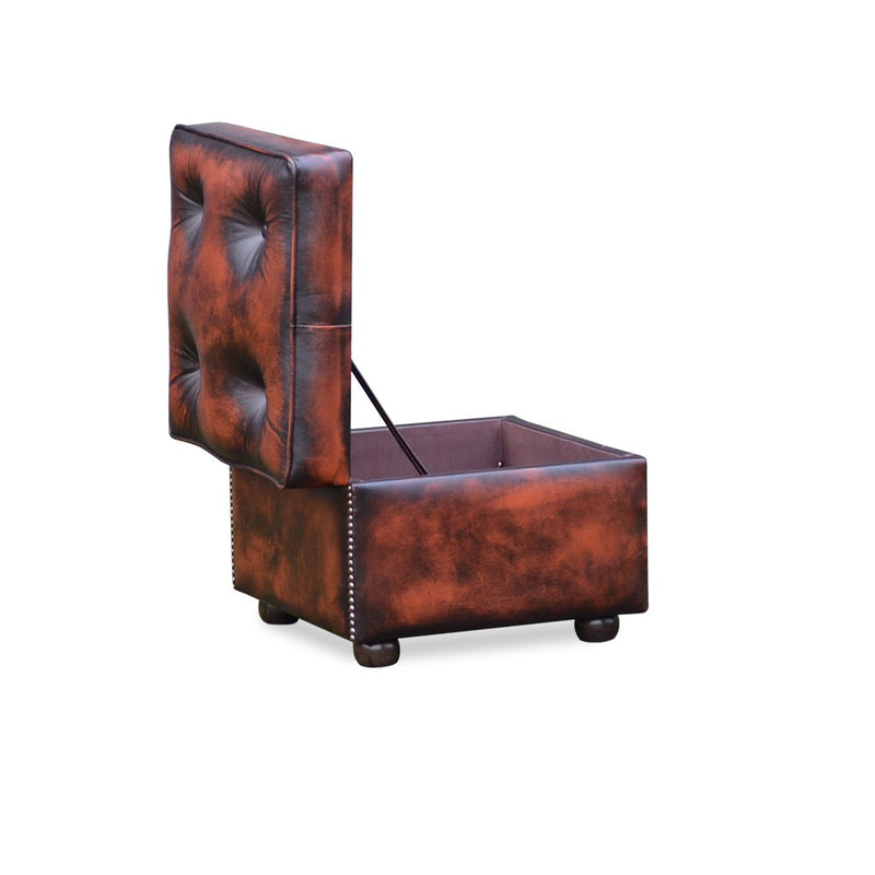 Slipper Box Square Chesterfield Slipper Box, Custom Builder | Springvale Furniture ...